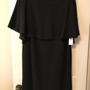 Calvin Klein cape dress